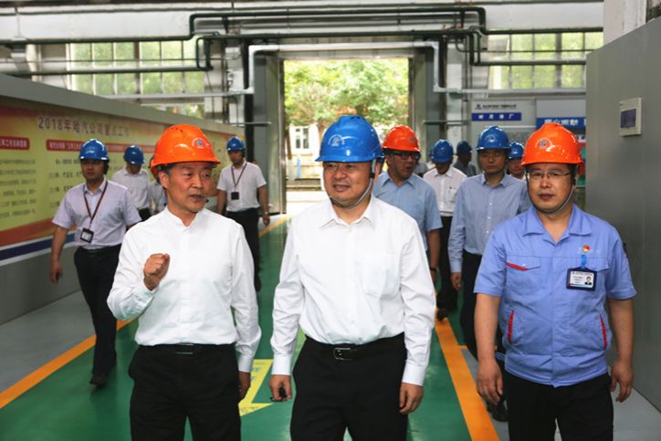 郝鹏参观考察乐天堂fun88集团集团所属企业汽轮机公司