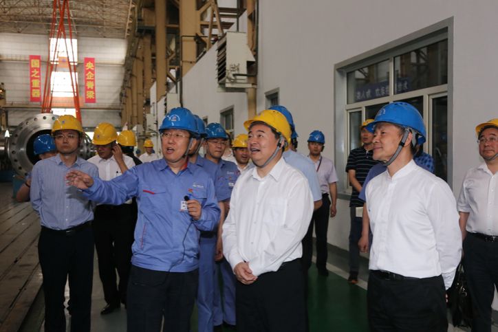 郝鹏参观考察乐天堂fun88集团集团所属企业电机公司